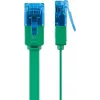 Cabo de rede plano Goobay CAT 6A U/UTP verde 5m
