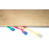 Cabo de rede plano Goobay CAT 6A U/UTP preto 5 m