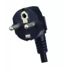 Tecline PDU 19 polegadas 12x conector fêmea IEC13 em caixa de alumínio 1U, 3x cabo 1,5 mm 2,5 m, RAL 9005 Preto (808902)