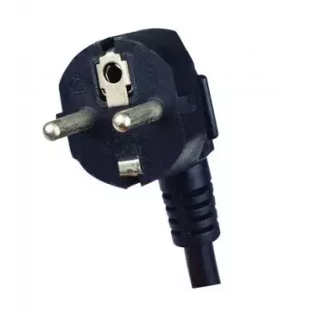 Tecline PDU 19 polegadas 12x conector fêmea IEC13 em caixa de alumínio 1U, 3x cabo 1,5 mm 2,5 m, RAL 9005 Preto (808902)