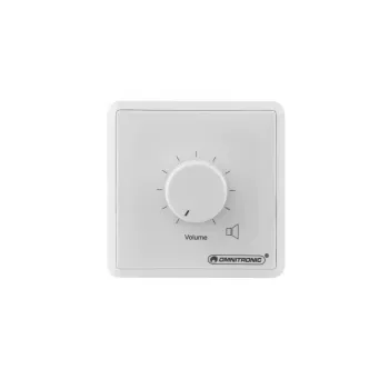 Regulador rotativo de volume Omnitronic 80711004 30 W montagem na parede branco
