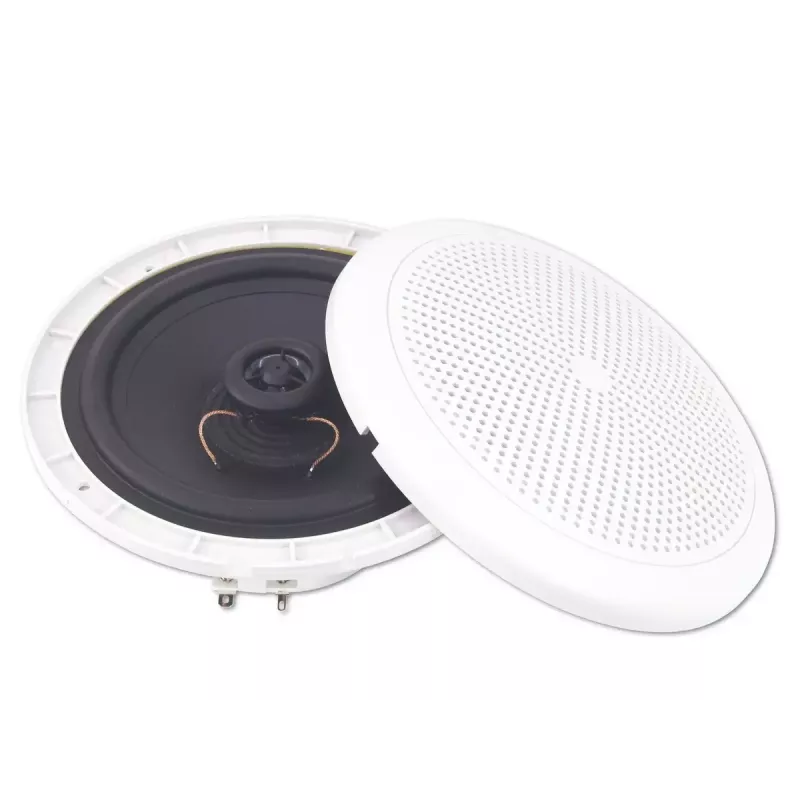 Altifalante de 2 vias Omnitronic 80710865 branco com fios 25 W