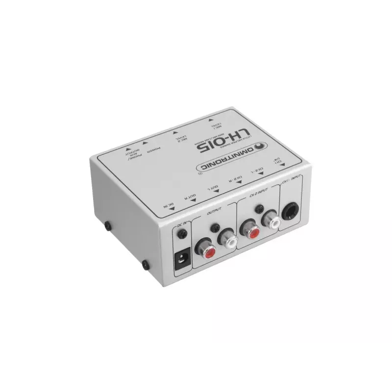 Misturadora Omnitronic LH-015 2 canais 20 - 20000 Hz cinzento