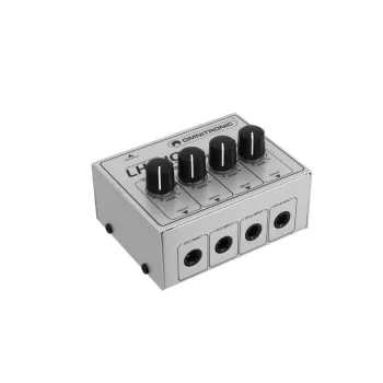 Misturadora Omnitronic LH-010 4 canais 20–20000 Hz prateado