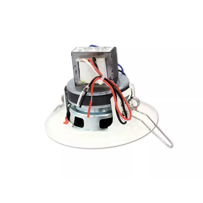 Altifalante de 2 vias Omnitronic 80710202 branco com fios 6 W