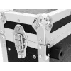 Flightcase Roadinger 30107202 contraplacado preto prateado 5,8 kg