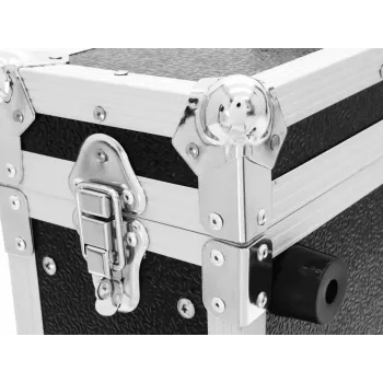 Flightcase Roadinger 30107202 contraplacado preto prateado 5,8 kg