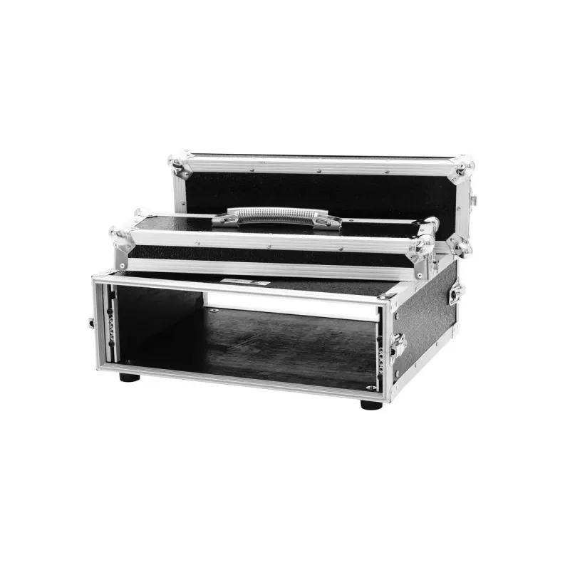 Flightcase Roadinger 30107202 contraplacado preto prateado 5,8 kg