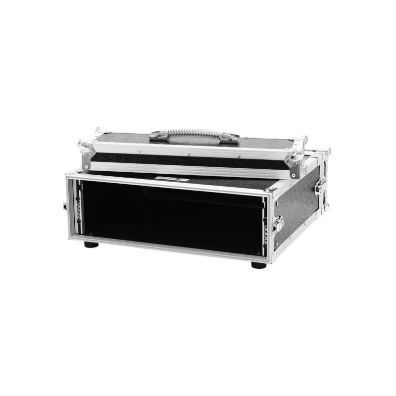 Flightcase Roadinger 30107202 contraplacado preto prateado 5,8 kg