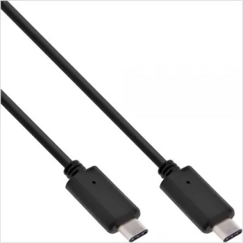 Cabo USB InLine USB 3.1 Type-C, 2 m USB 3.2 Gen 2 (3.1 Gen 2) USB C preto