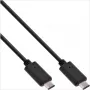 Cabo USB InLine USB 3.1 Type-C, 2 m USB 3.2 Gen 2 (3.1 Gen 2) USB C preto