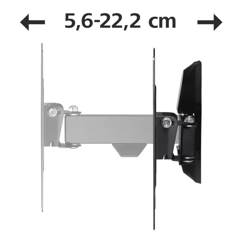 Suporte de parede para TV Hama 00118100 121,9 cm (48 polegadas) preto