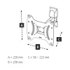 Suporte de parede para TV Hama 00118100 121,9 cm (48 polegadas) preto