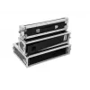 Mala rígida Roadinger 30126020 alumínio preto prateado 535x510x140mm