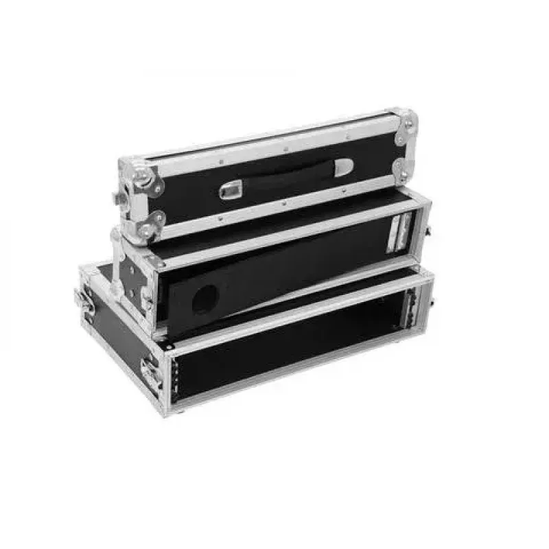 Mala rígida Roadinger 30126020 alumínio preto prateado 535x510x140mm