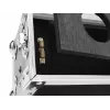 Mala rígida Roadinger 30126020 alumínio preto prateado 535x510x140mm