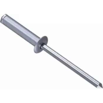 Rebite cego GESIPA 1433486 alumínio aço 8 mm cabeça 4 mm haste 8 mm comprimento