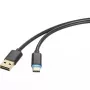 Cabo USB Renkforce RF-4758090 1,5m USB A USB C preto