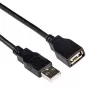USB 2.0 ficha A macho - conector fêmea USB A preto 3,00 m ACT SB0036
