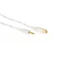 Cabo de ligação de áudio ACT de alta qualidade 5 metros 1x ficha jack 3,5 mm – 1x conector fêmea jack estéreo 3,5 mm