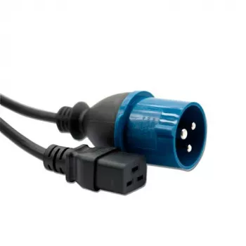 Cabo de alimentação ACT Powercord CEE1 - C19 preto 2,5 m
