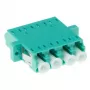 Adaptador quádruplo LC de fibra ótica ACT EA9008 OM3