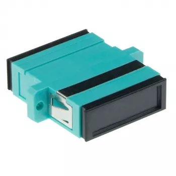 Adaptador SC duplex de fibra ótica multimodo OM3 ACT EA3003