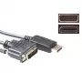 Cabo conversor ACT DisplayPort ficha para ficha DVI 3,00 m