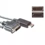 Cabo conversor ACT ficha DisplayPort para ficha DVI 5,00 m