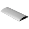 Calha de cabos redonda ACT PVC 90 mm, cinzento, PVC, V-0, 90 mm
