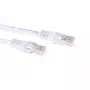 ACT Branco 3 metros Cabo de rede U/UTP CAT6A com fichas RJ45