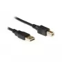 Ewent EC2403 Cabo USB USB 2.0 3 m USB A USB B Preto