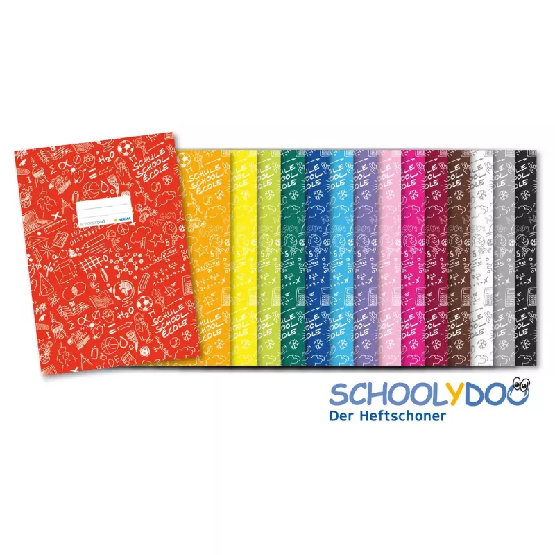 HERMA 19415 capa para cadernos SCHOOLYDOO, A5, azul, polipropileno