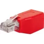 Conector RJ-45 Schwaiger CKR01 531 vermelho
