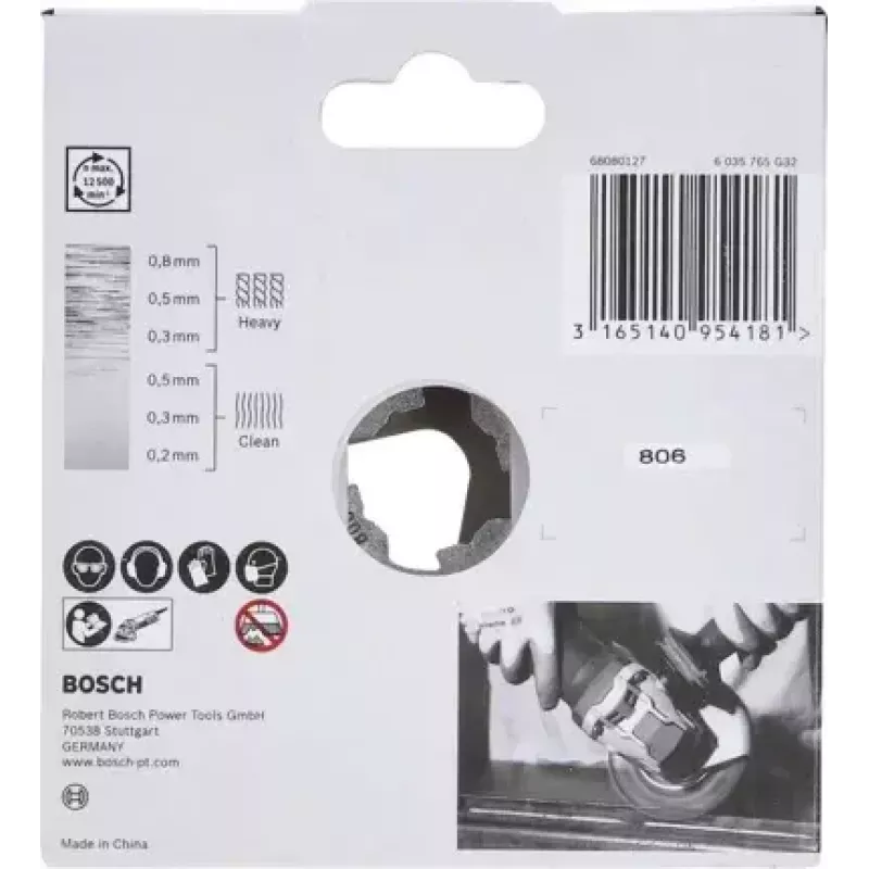 Bosch 2 608 620 732 acessório para rebarbadora escova de arame
