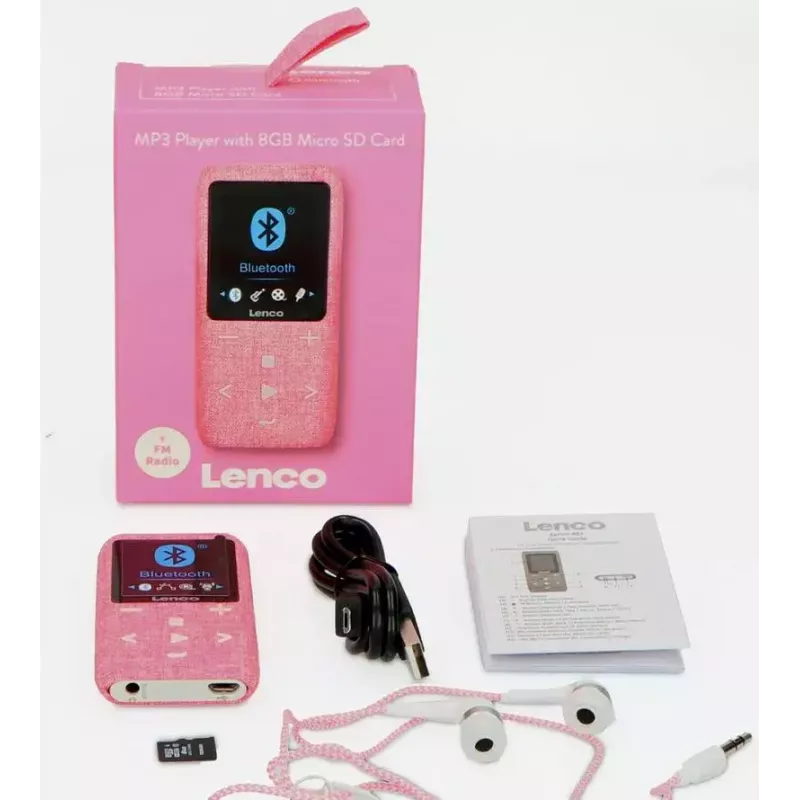 Leitor MP4 Lenco Xemio-861 rosa