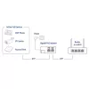 ACT AC4438 injetor PoE+ Gigabit, 10/100/1000 Mbit/s, IEEE 802.3/802.3ab/802.3af/802.3at/802.3u, 30 V, 100-240 V, preto