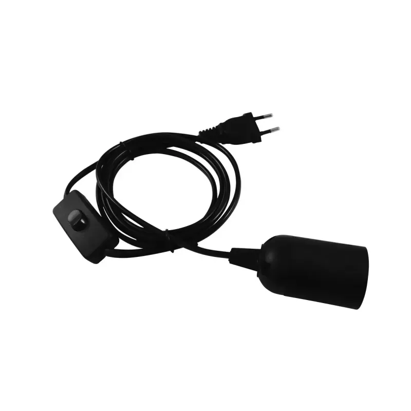 Cabo de alimentação Eurolite 51100666 preto 1,7 m H05VV-F 230 V