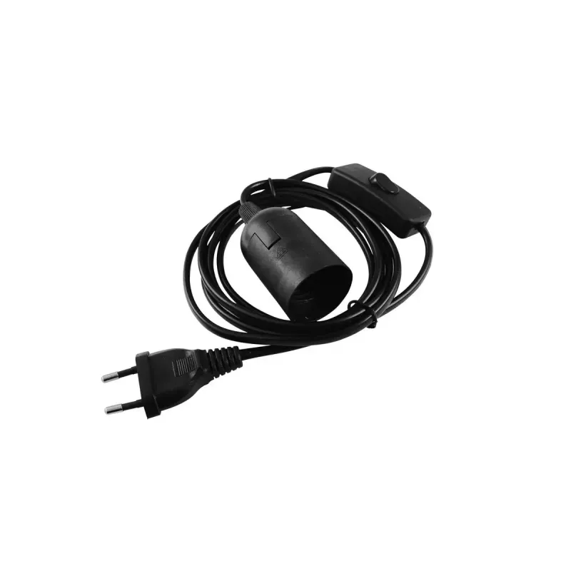 Cabo de alimentação Eurolite 51100666 preto 1,7 m H05VV-F 230 V