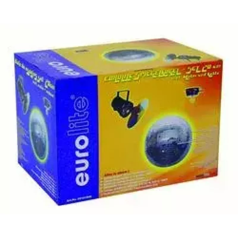 Conjunto de bola de espelhos 20 cm Eurolite Multicolour 30W 230V