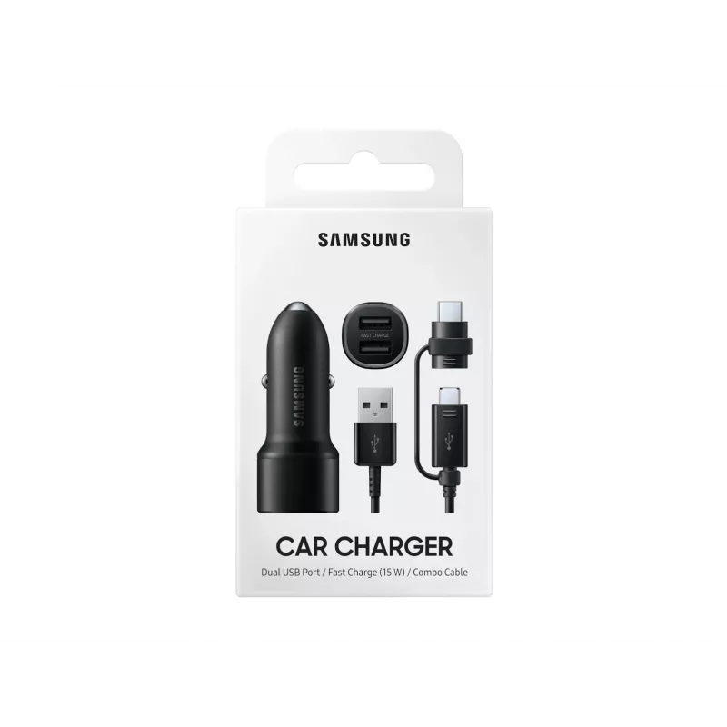 Carregador universal Samsung EP-L1100WBEGWW para telemóveis, preto, isqueiro de automóvel