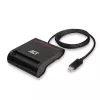 Leitor de cartões smartcard eID USB-C externo ACT, preto