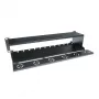 Painel de fibra ACT High Density 2HE para 12 cassetes MTP®-MPO / placas adaptadoras Keystone