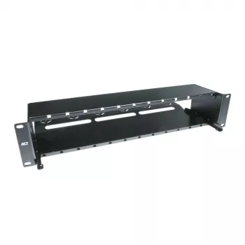 Painel de fibra ACT High Density 2HE para 12 cassetes MTP®-MPO / placas adaptadoras Keystone