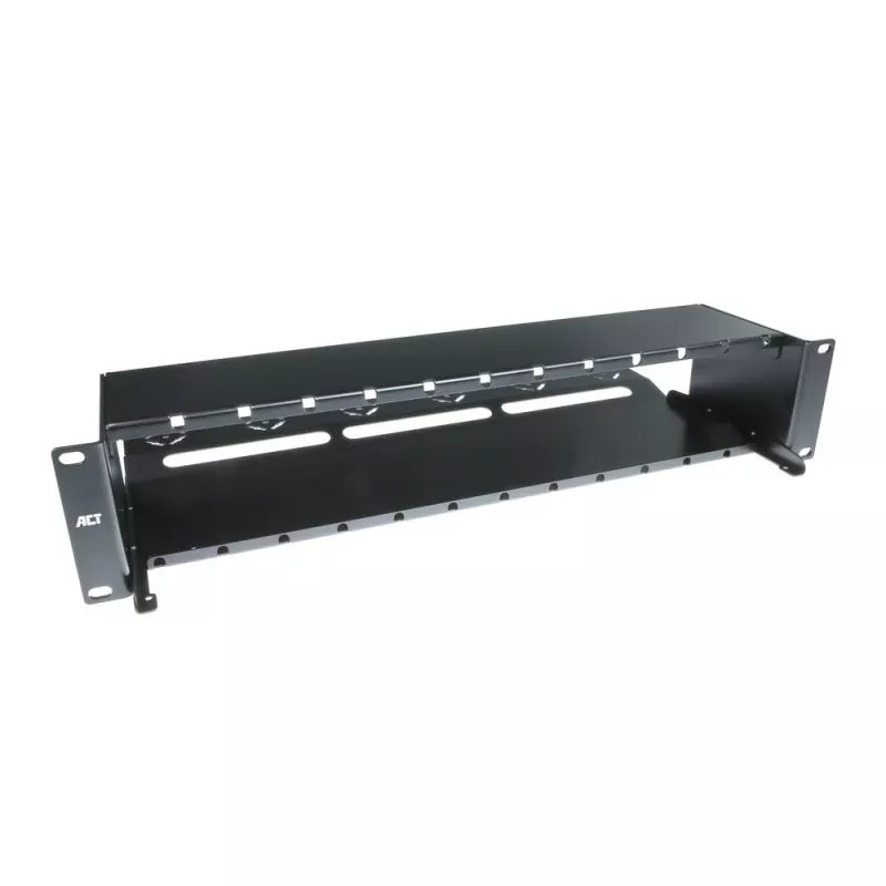 Painel de fibra ACT High Density 2HE para 12 cassetes MTP®-MPO / placas adaptadoras Keystone