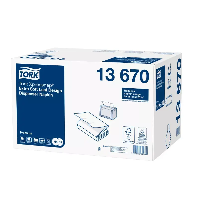 Guardanapos de papel Tork 13670 branco 500 unid.
