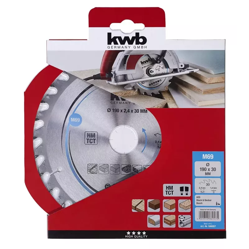 Disco de serra circular KWB 586957 para metal 1 unid. 351 g