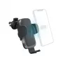 Hama FC10 Motion smartphone preto, metálico isqueiro carregamento sem fios carregamento rápido automóvel