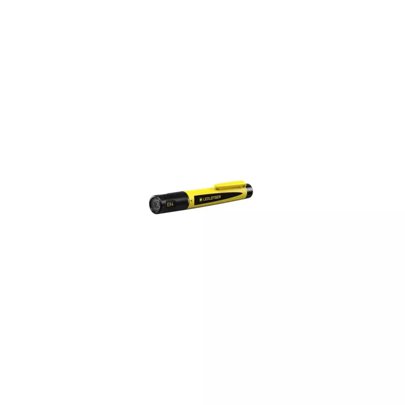 Lanterna de caneta Ledlenser EX4 preta amarela IPX8 50 lm 35 m
