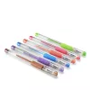 Canetas de gel com tampa Hama Pastel azul, castanho, verde, laranja, rosa, roxo 6 unid.